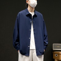 7304（黑墙）男士衬衫长袖春秋季衬衣寸衫外套衣服男装休闲上衣