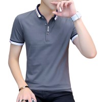 休闲短袖polo衫男