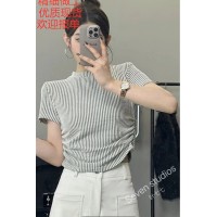 2024春款显瘦美式修身宽松上衣