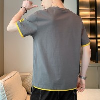 短袖T恤男夏季新款韩版T恤男士圆领简约宽松男装上衣