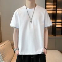 短袖t恤男士休闲新款夏季棉上衣宽松潮流短袖体恤