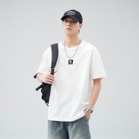 Q2024夏季短袖t恤男冰感潮流宽松情侣夏季运动休闲内搭T恤上