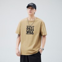 Q2024夏季简约短袖t恤男冰感宽松情侣夏季运动休闲内搭T恤上