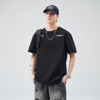 Q2024夏季简约短袖t恤男冰感宽松情侣夏季运动休闲内搭T恤上