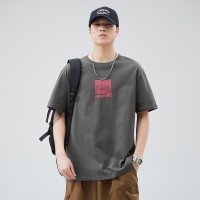 Q2024夏季简约短袖t恤男冰感宽松情侣夏季运动休闲内搭T恤上