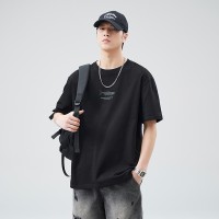 Q2024夏季简约短袖t恤男冰感宽松情侣夏季运动休闲内搭T恤上