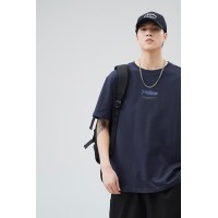 Q2024夏季简约短袖t恤男冰感宽松情侣夏季运动休闲内搭T恤上