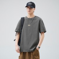 Q2024夏季简约短袖t恤男冰感宽松情侣夏季运动休闲内搭T恤上