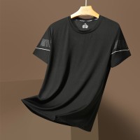 2024款冰丝速干短袖t恤男夏天薄款高弹宽松青年运动速干高品质t恤