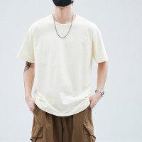 Q满天星空短袖t恤男款潮牌美式大码衣服夏季宽松男士半袖体恤