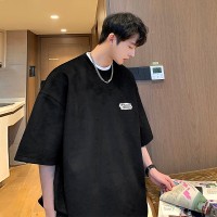 TC007青少年运动短袖T恤男孩夏季学生搭配帅气男大短袖夏装