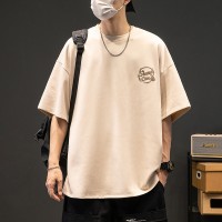 TC016短袖t恤男ins时尚宽松港风男生衣服夏季男装百搭帅气休闲