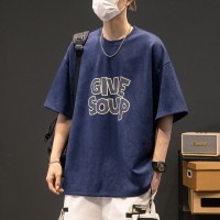 TC017潮流短袖T恤男款夏季宽松休闲体恤