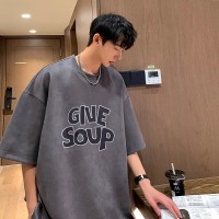 TC017潮流短袖T恤男款夏季宽松休闲体恤