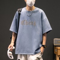 TC001夏季新款短袖t恤男款休闲复古短袖