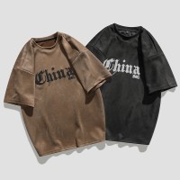 TC001夏季新款短袖t恤男款休闲复古短袖