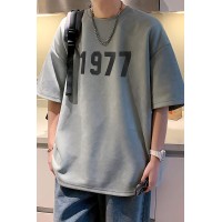 TC003印花潮流短袖T恤夏季男款青少年短袖T恤