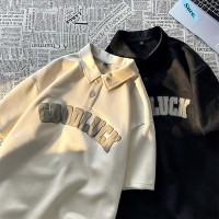 （地毯）鹿皮绒短袖T恤上衣男装POLO衫