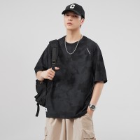 2024速干短袖t恤男夏季冰丝运动速干衣吸汗宽松上衣薄款透气半袖A