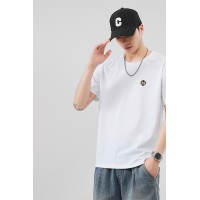 Q夏季科技凉感短袖t恤男潮牌宽松薄款透气U+冰皮防晒衣男
