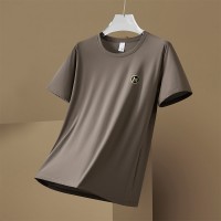 Q锦氨速干冰丝短袖t恤男夏季刺绣速干衣U+防晒潮牌体恤男