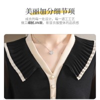 妈妈春装雪纺纱袖t恤2024新款中老年女装长袖减龄上衣服阔太太衫