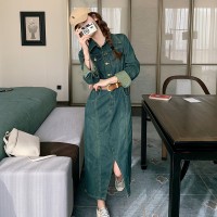 牛仔连衣裙开叉【2024现货】赠皮带199