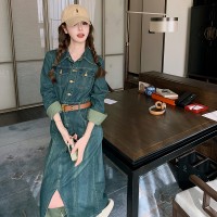 牛仔连衣裙开叉【2024现货】赠皮带199