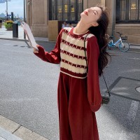 【2024现货】颗粒绒针织连衣裙灯芯绒19