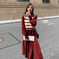 【2024现货】颗粒绒针织连衣裙灯芯绒19