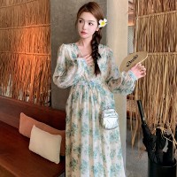 现货【2024】碎花裙连衣裙显瘦丝滑亲肤199