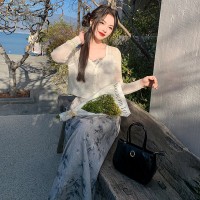 现货【2024】小衫新中式二件套装连衣裙199
