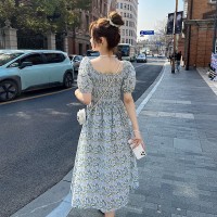 现货老短袖碎花连衣裙女062档口2353款