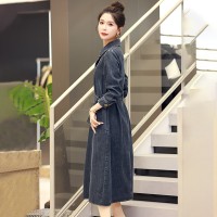 2024年春季新款时尚潮流宽松修身显瘦小众牛仔连衣裙