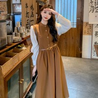 减龄高级感连衣裙【2024好款现货】配套腰带199