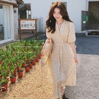 【现货2024】新面料夏季菠萝花小清新连衣裙199
