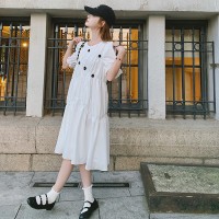 小短裙设计款有弹力宽松连衣裙