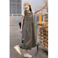 【轩衣居现货】韩版减龄背带裙