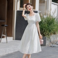 《现货高质48H发》新中式盘扣连衣裙