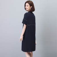 2024年夏季优雅气质明线装饰连衣裙