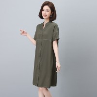 2024年夏季优雅气质明线装饰连衣裙