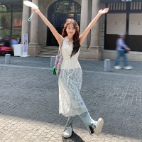 607蕾丝吊带连衣裙