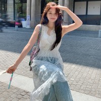 607蕾丝吊带连衣裙