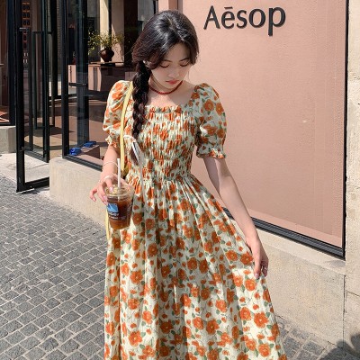 <!--现货2024年夏季可爱甜美风清凉一夏连衣裙-->