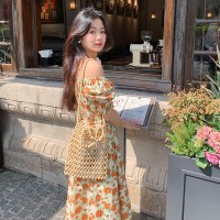 现货2024年夏季可爱甜美风清凉一夏连衣裙