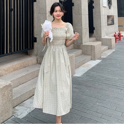 <!--现货2024年夏季可爱甜美清凉一夏连衣裙-->