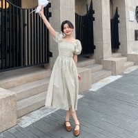 现货2024年夏季可爱甜美清凉一夏连衣裙