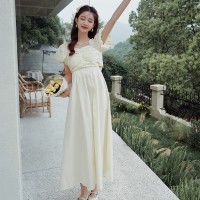 【2024现货主推现货】设计款蝴蝶结连衣裙280