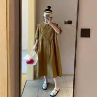 2024新款宽松腰减龄连衣裙