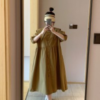 2024新款宽松腰减龄连衣裙